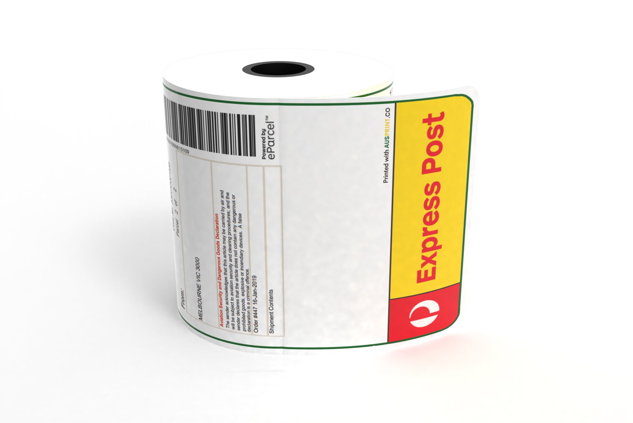 Express Post Thermal Label Roll Refills (100mm x 206mm)